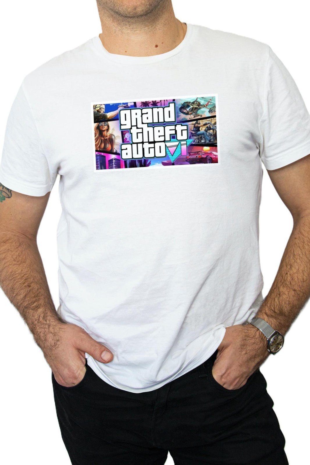 Grand Theft Auto 6 Vivid Graphic T-Shirt