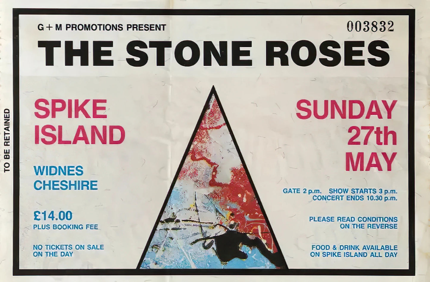 The Stone Roses Sike Island Ticket T-Shirt