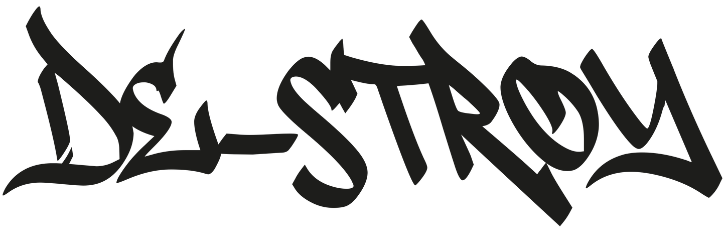 Classic De-Stroy Tee - Black