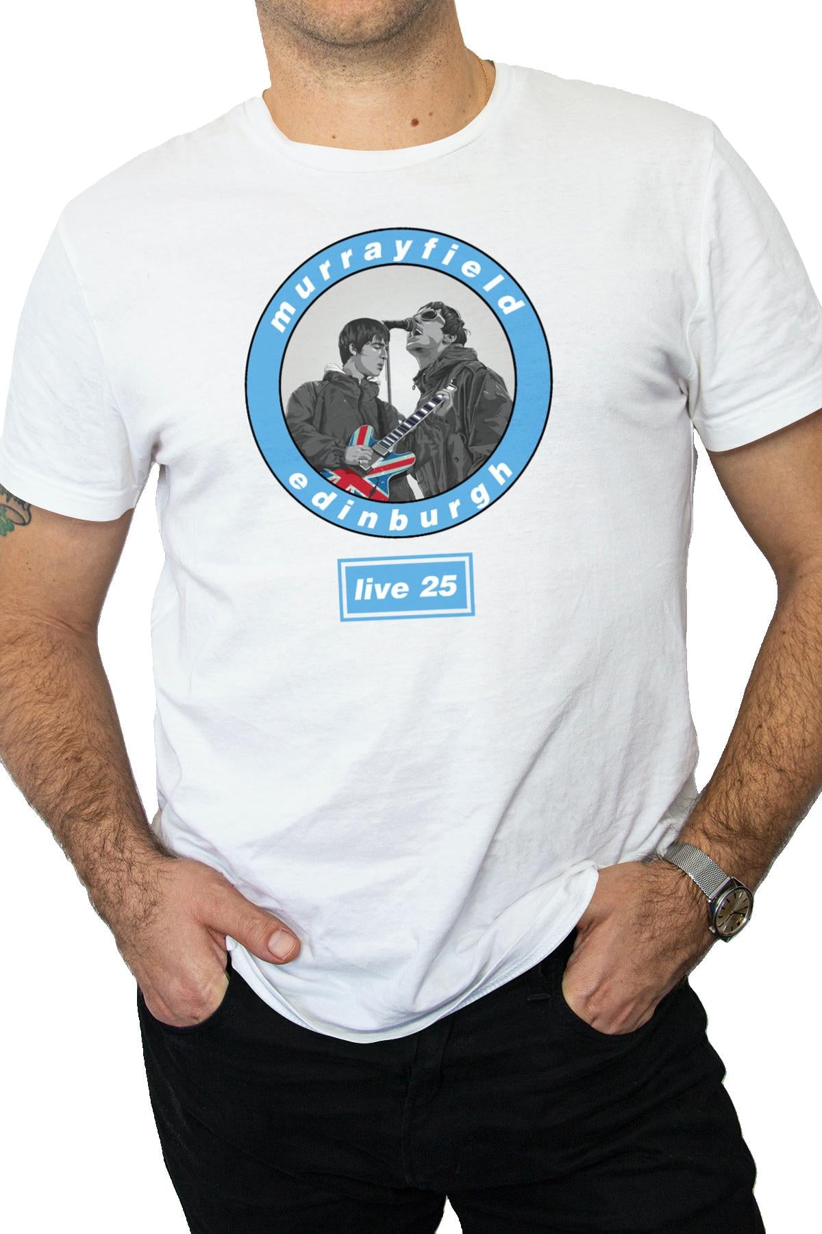 Oasis Tour Live 25-Edinburgh Murrayfield - 10 Colourways Available
