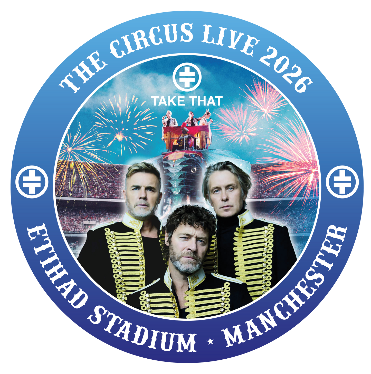 Take That Circus Tour Manchester Ethiad Stadium Unisex T-Shirt