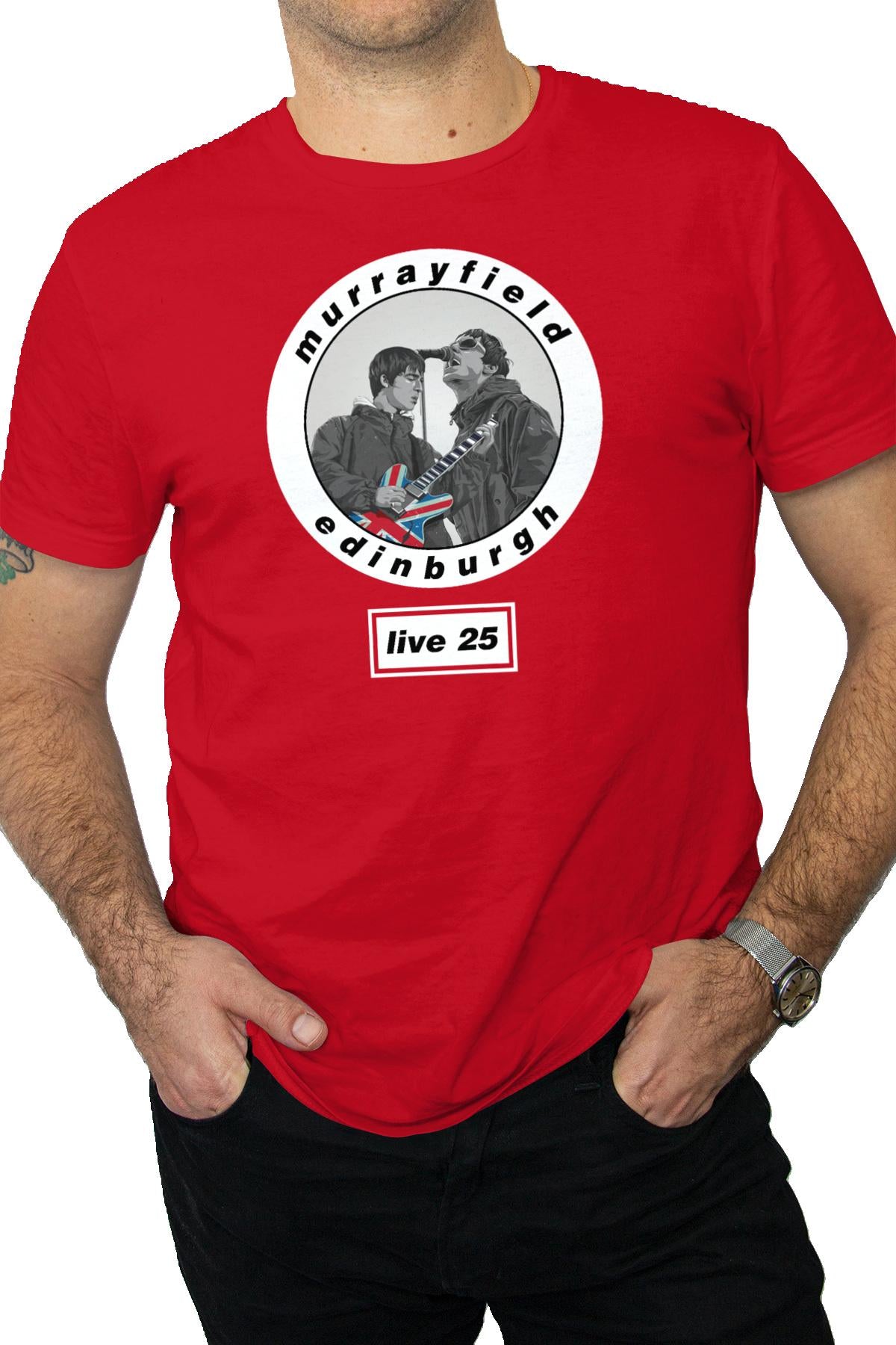 Oasis Tour Live 25-Edinburgh Murrayfield - 10 Colourways Available
