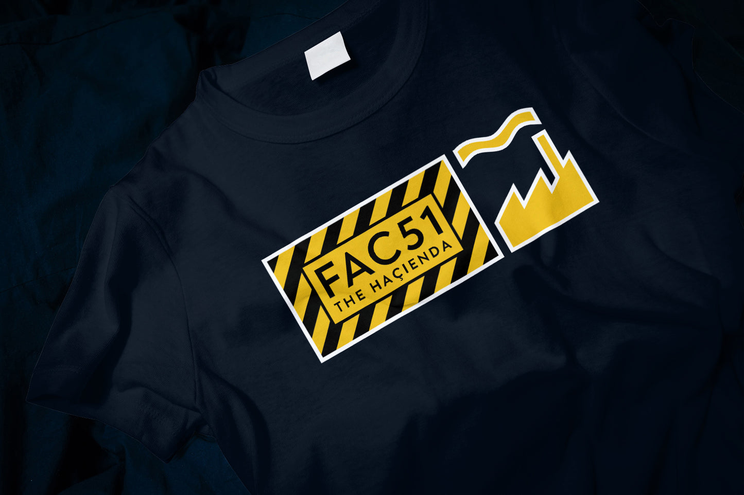 Fac 51 The Hacienda Tee - Navy/Sky/Grey