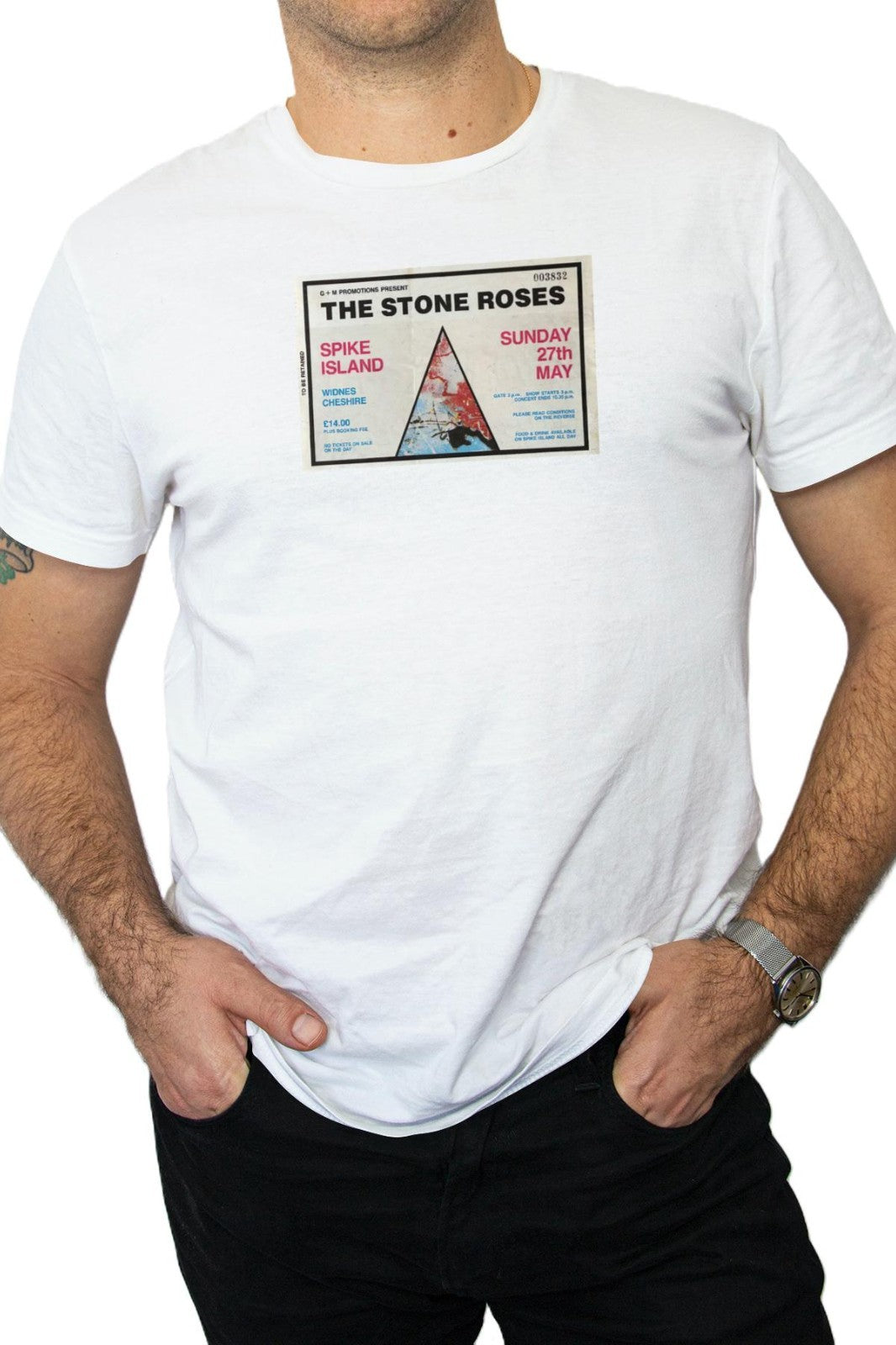 The Stone Roses Sike Island Ticket T-Shirt