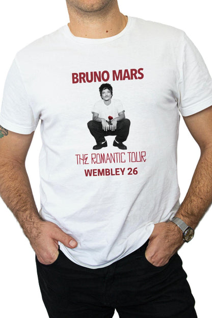 Bruno Mars The Romantic Tour - London Wembley 2026 Premium Unisex T-Shirt