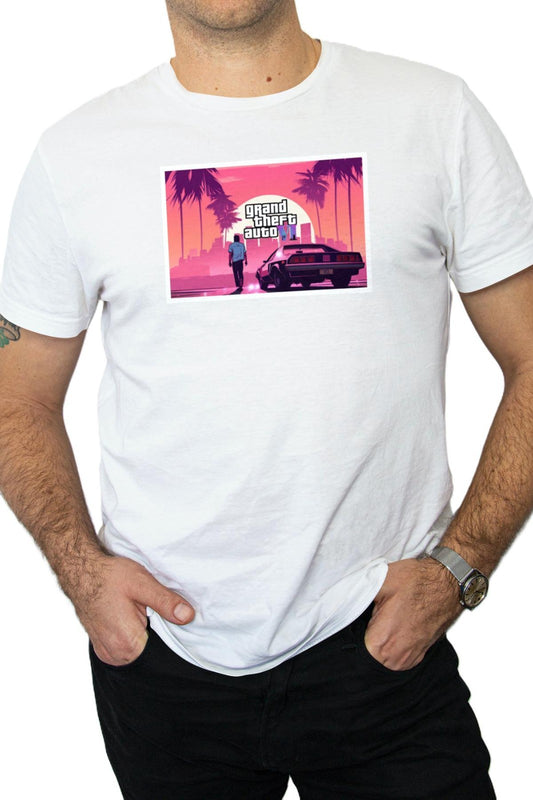 GTA6 Sunset Graphic T-Shirt