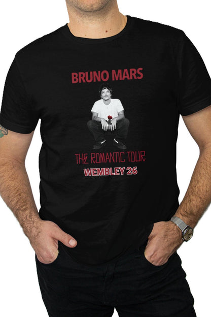 Bruno Mars The Romantic Tour - London Wembley 2026 Premium Unisex T-Shirt