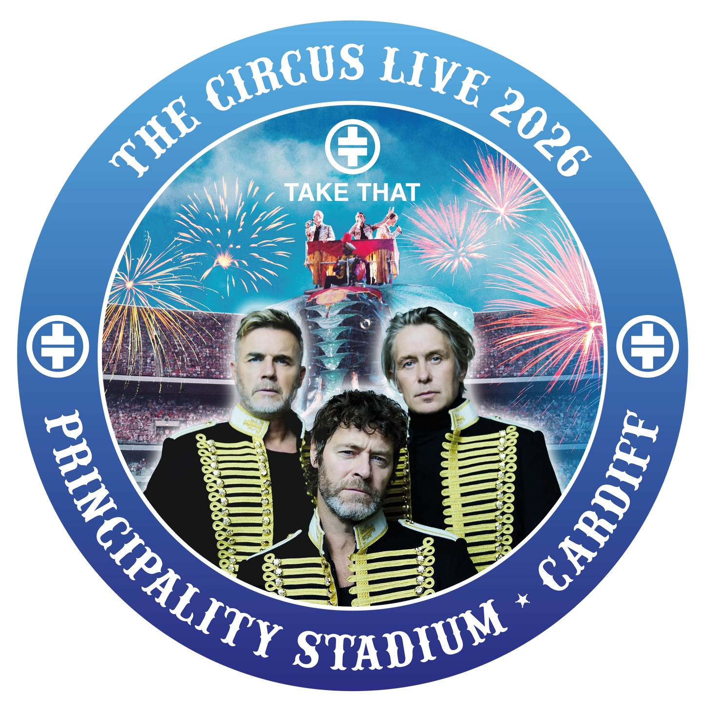 Take That Circus Tour Cardiff Principality Stadium  Unisex T-Shirt