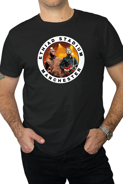 Oasis Live 27 Manchester Ethiad Stadium Tour T-Shirt
