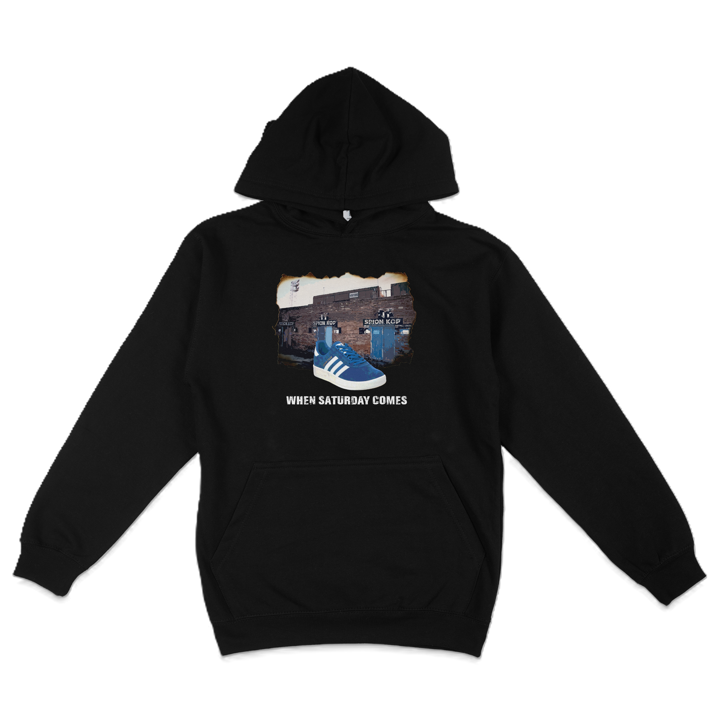 When Saturday Comes Hoodie - Black/Blue