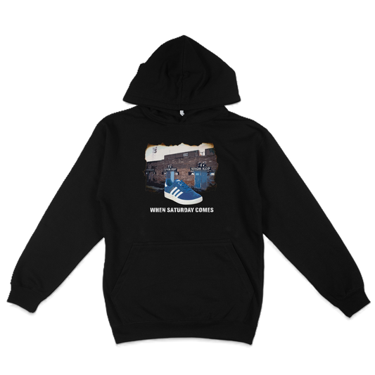 When Saturday Comes Hoodie - Black/Blue