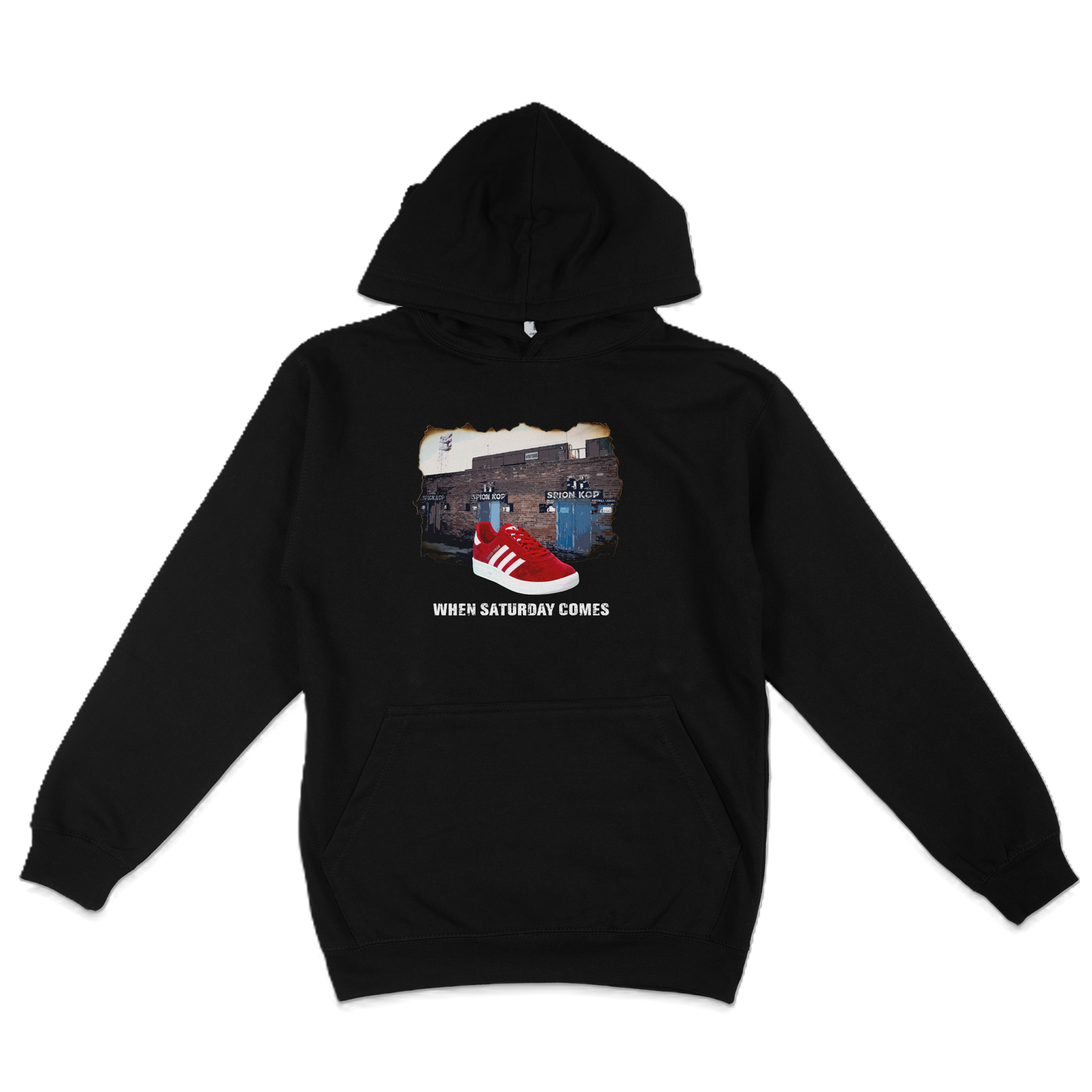 When Saturday Comes Hoodie - Black/Red