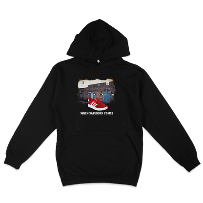 When Saturday Comes Hoodie - Black/Red