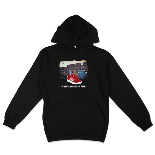 When Saturday Comes Hoodie - Black/Red