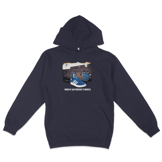 When Saturday Comes Hoodie - Navy/Blue