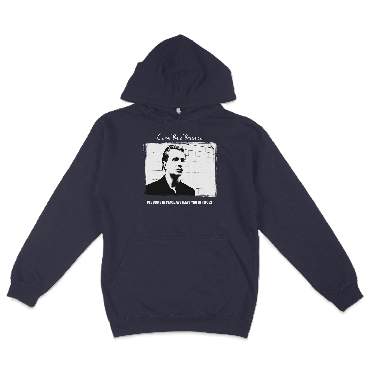 "We Come In Peace" Hoodie - Navy