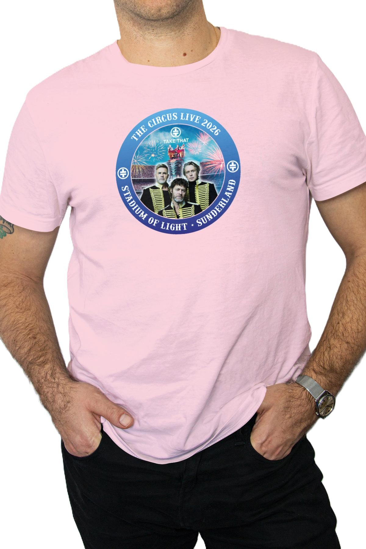 Take That Circus Tour Sunderland Stadium Of Light Unisex T-Shirt