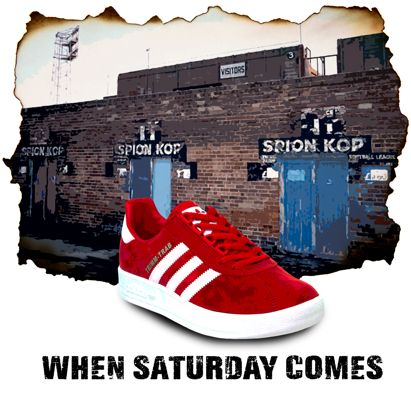 When Saturday Comes Tee - Black/Sky