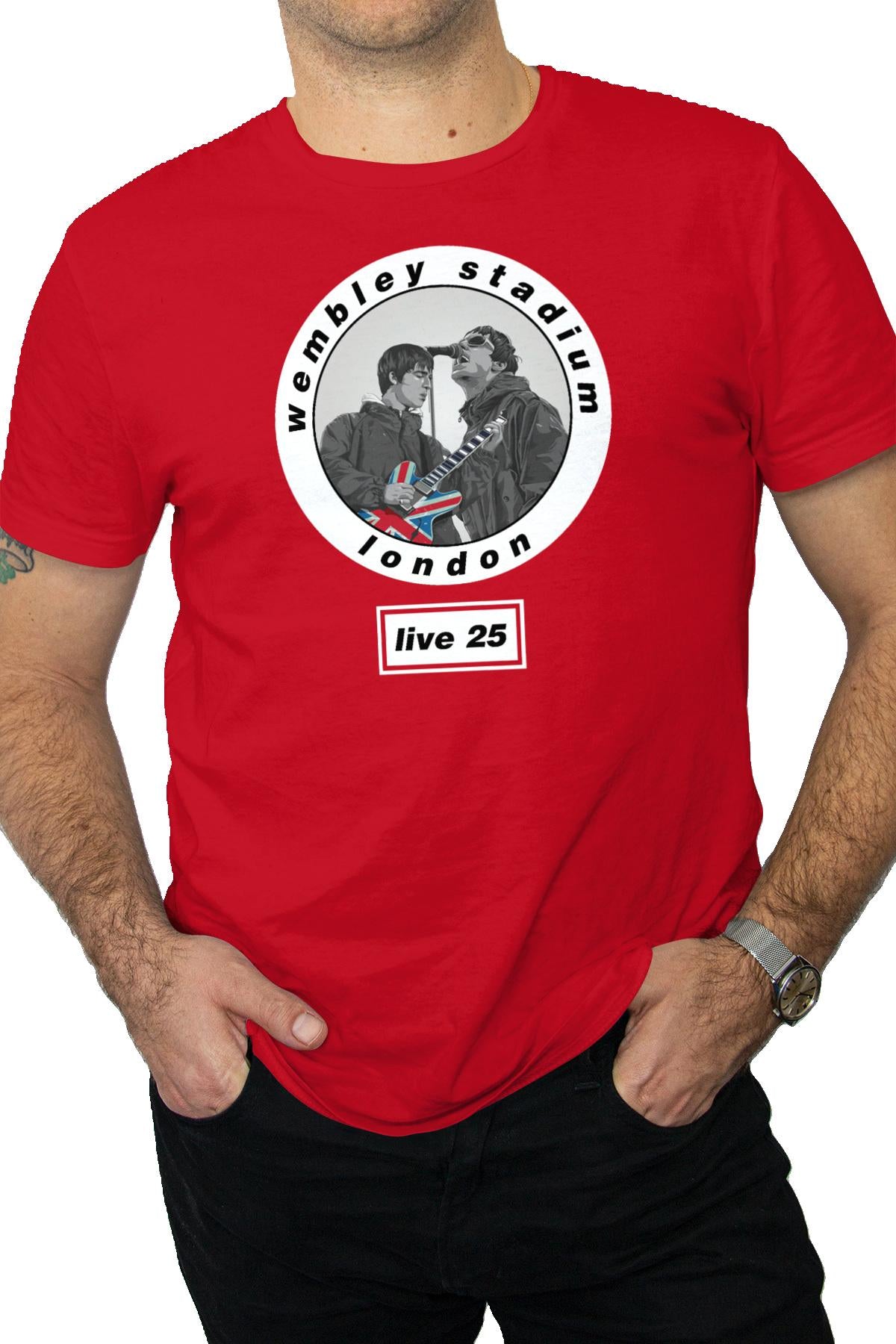 Oasis-Wembley Stadium Live 25 Tour - 10 Colourways Available