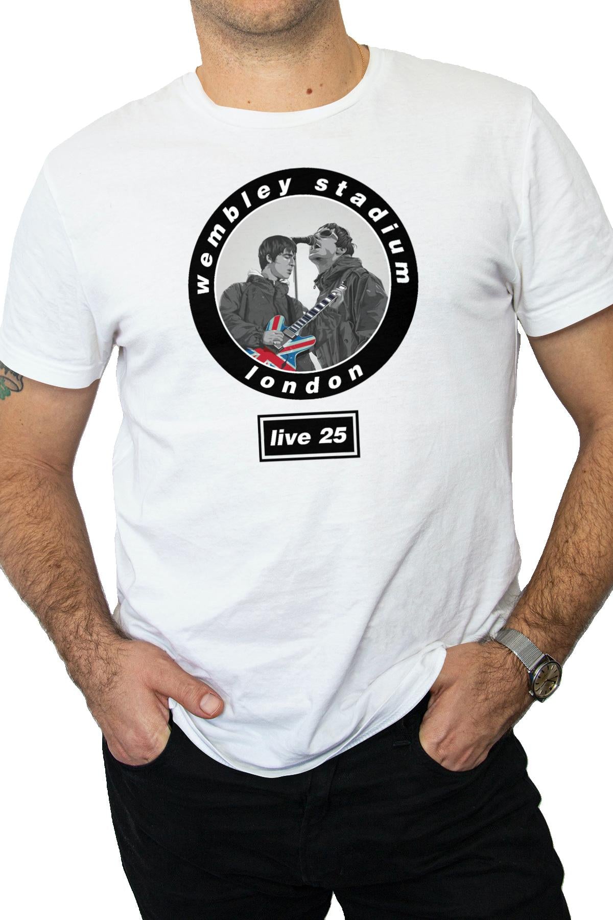 Oasis-Wembley Stadium Live 25 Tour - 10 Colourways Available