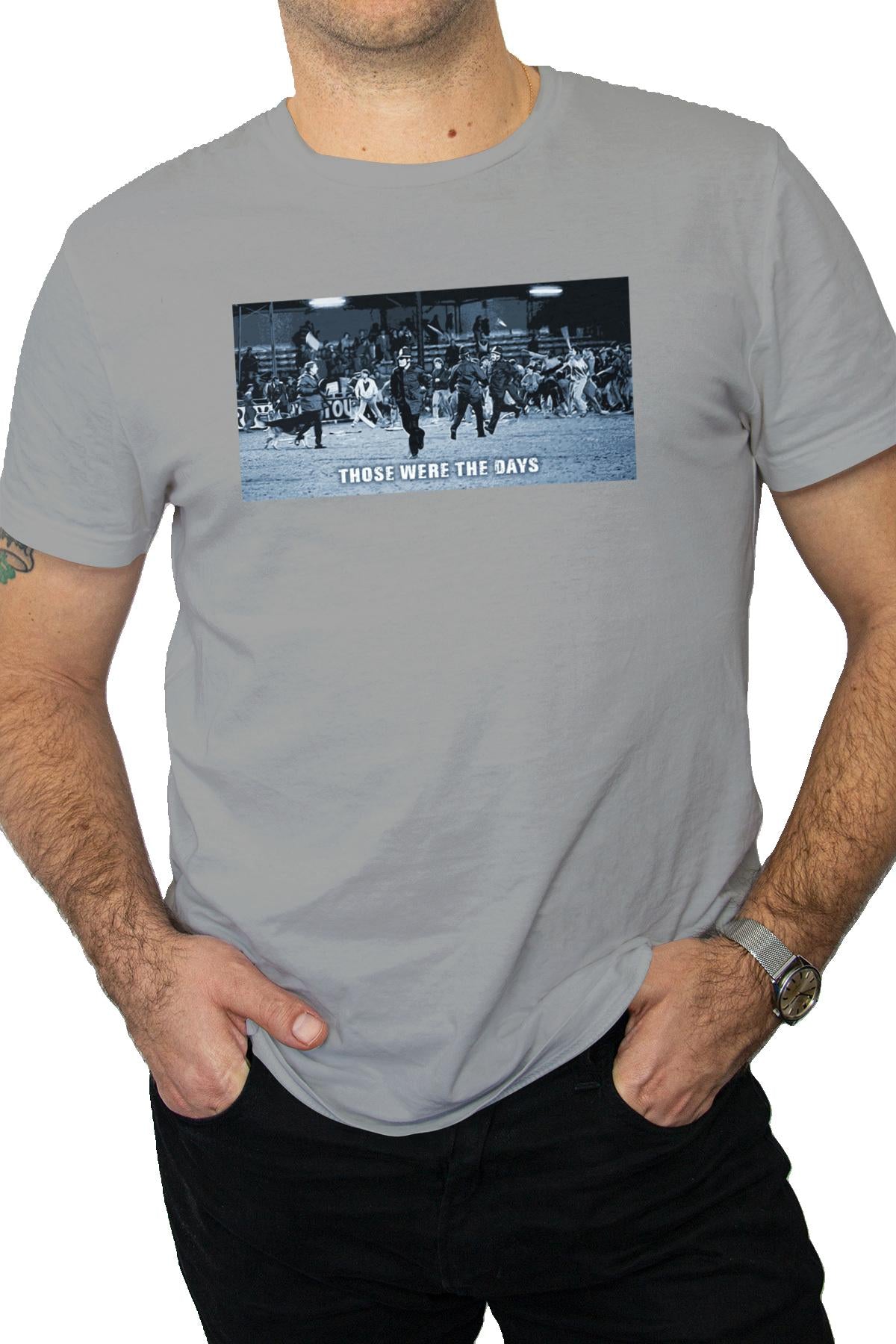 "Those Were The Days" Tee White or Grey