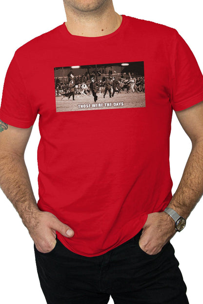 "Those were The Days" Tee - Black/Red/Sepia