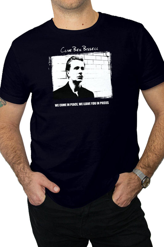 We Come in Peace We Leave You in Pieces Tee - Navy