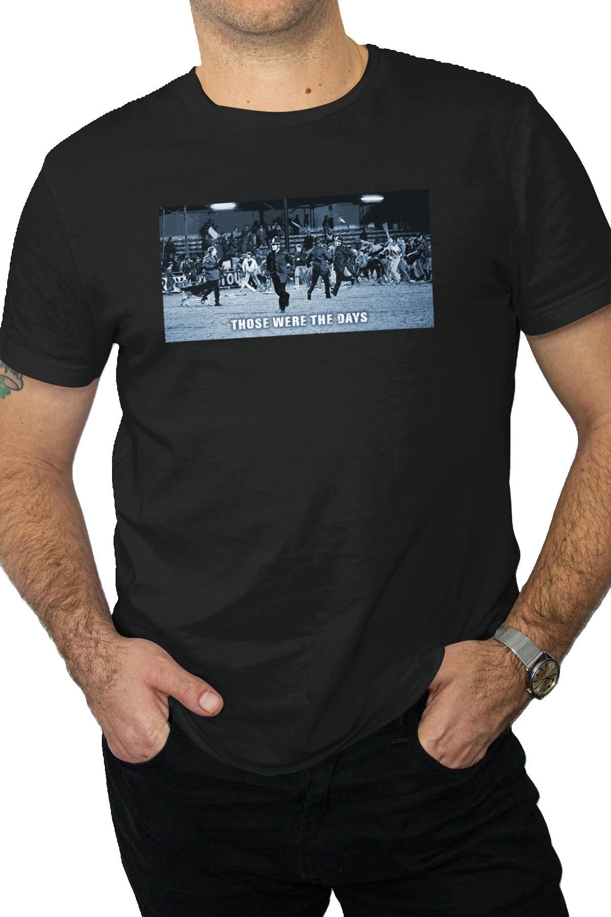 "Those Were The Days" Tee - Black or Red