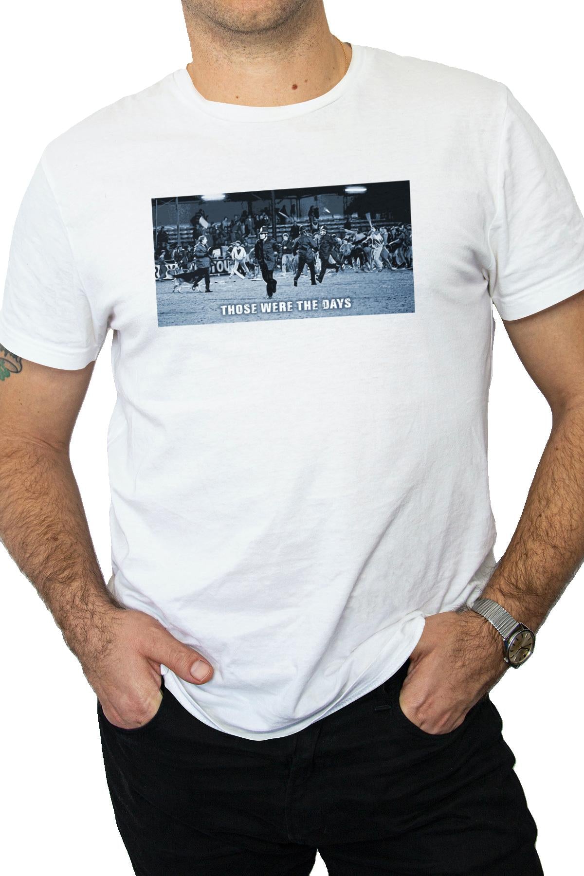 "Those Were The Days" Tee White or Grey