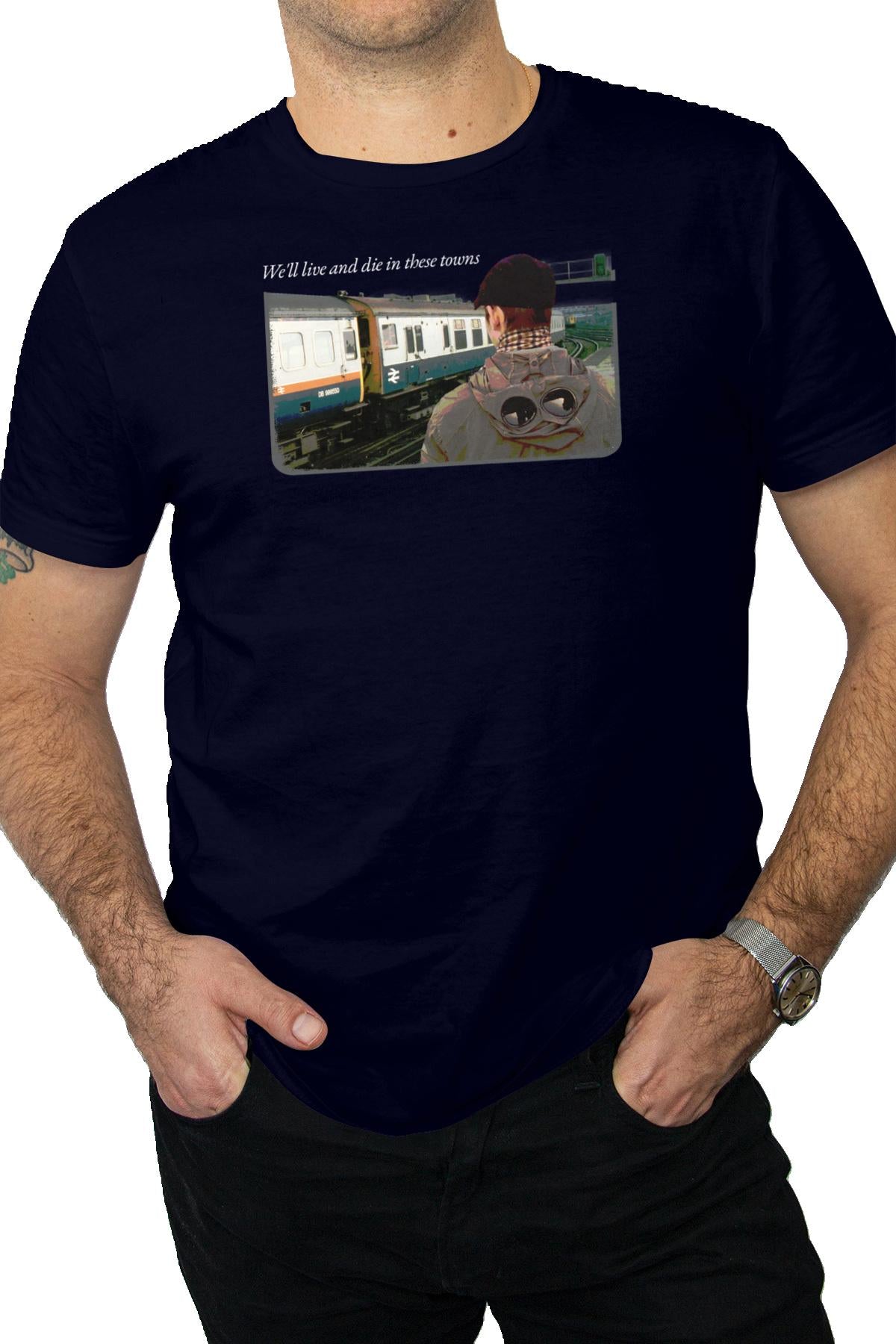 Live and Die Tee - Navy