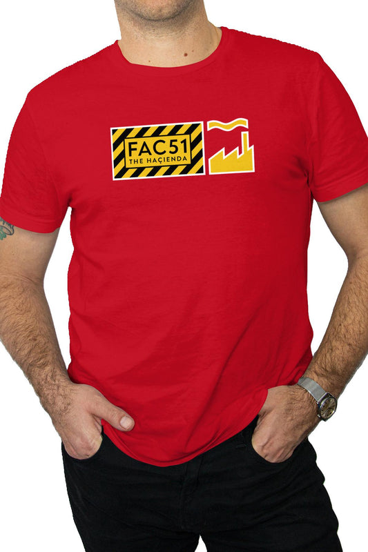 Fac 51 The Hacienda Tee - Black/Red